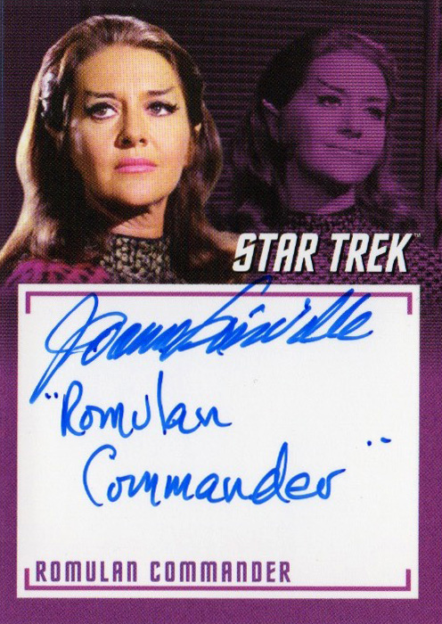 TOS Captain's Inscription Autograph A15 - Joanne Linville