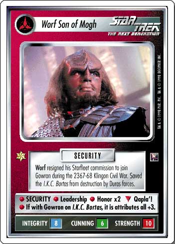 Worf Son of Mogh