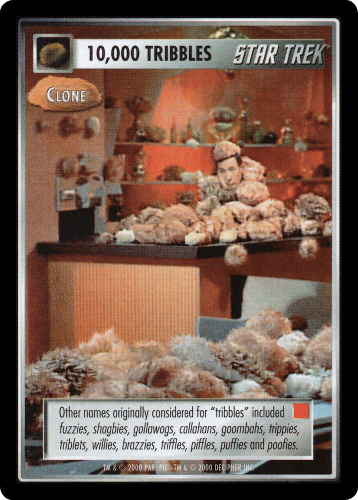 10,000 Tribbles – Clone (red)