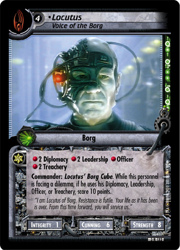 •Locutus, Voice of the Borg