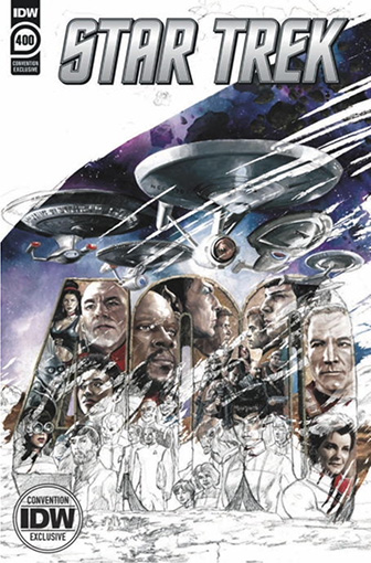 IDW Star Trek 400th Issus Cover Convention Exclusive