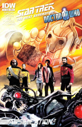 IDW Star Trek: TNG/Dr. Who #4 A