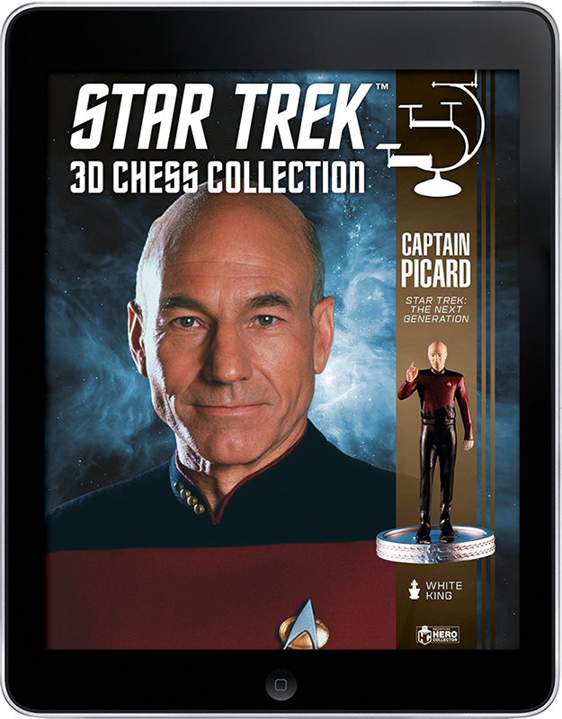 Eaglemoss Star Trek 3D Chess Magazine 01 Picard