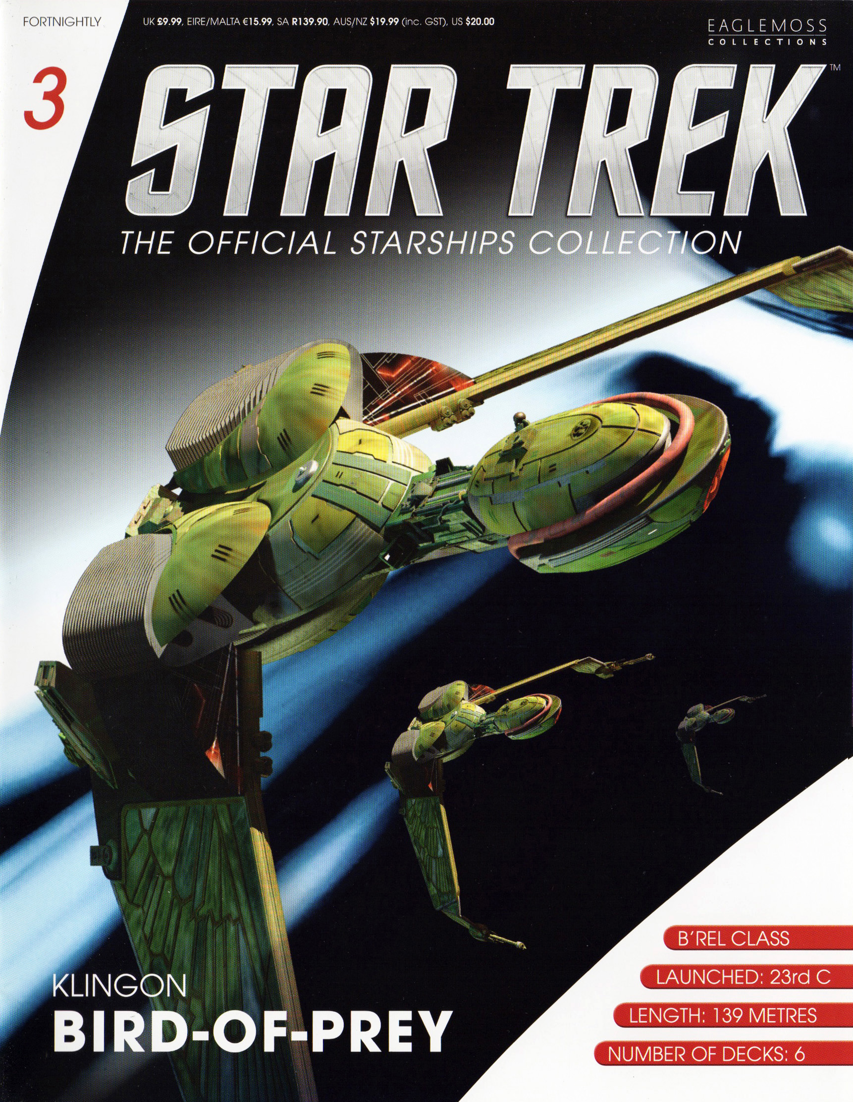 Eaglemoss Star Trek Starships Issue 3