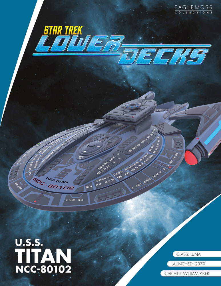 Eaglemoss Lower Decks Starships Issue 1 Magazine