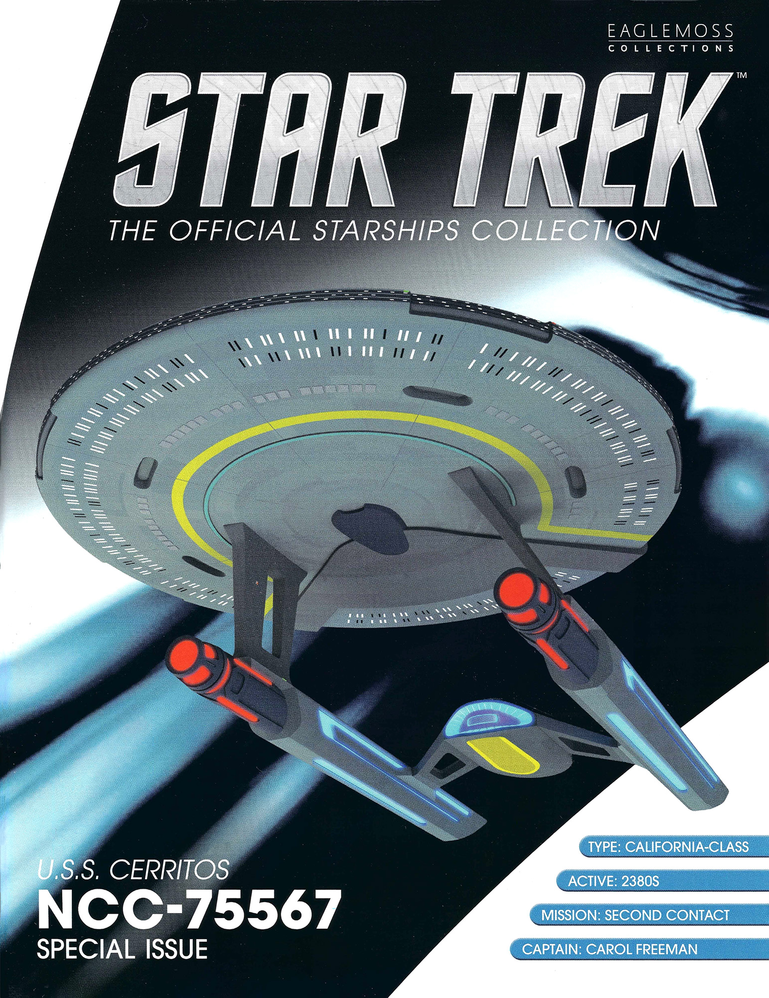 Eaglemoss Lower Decks Starships XL Issue 1 Magazine Cerritos