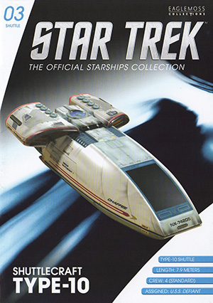 Eaglemoss Star Trek Starships Suttlecraft Issue 3