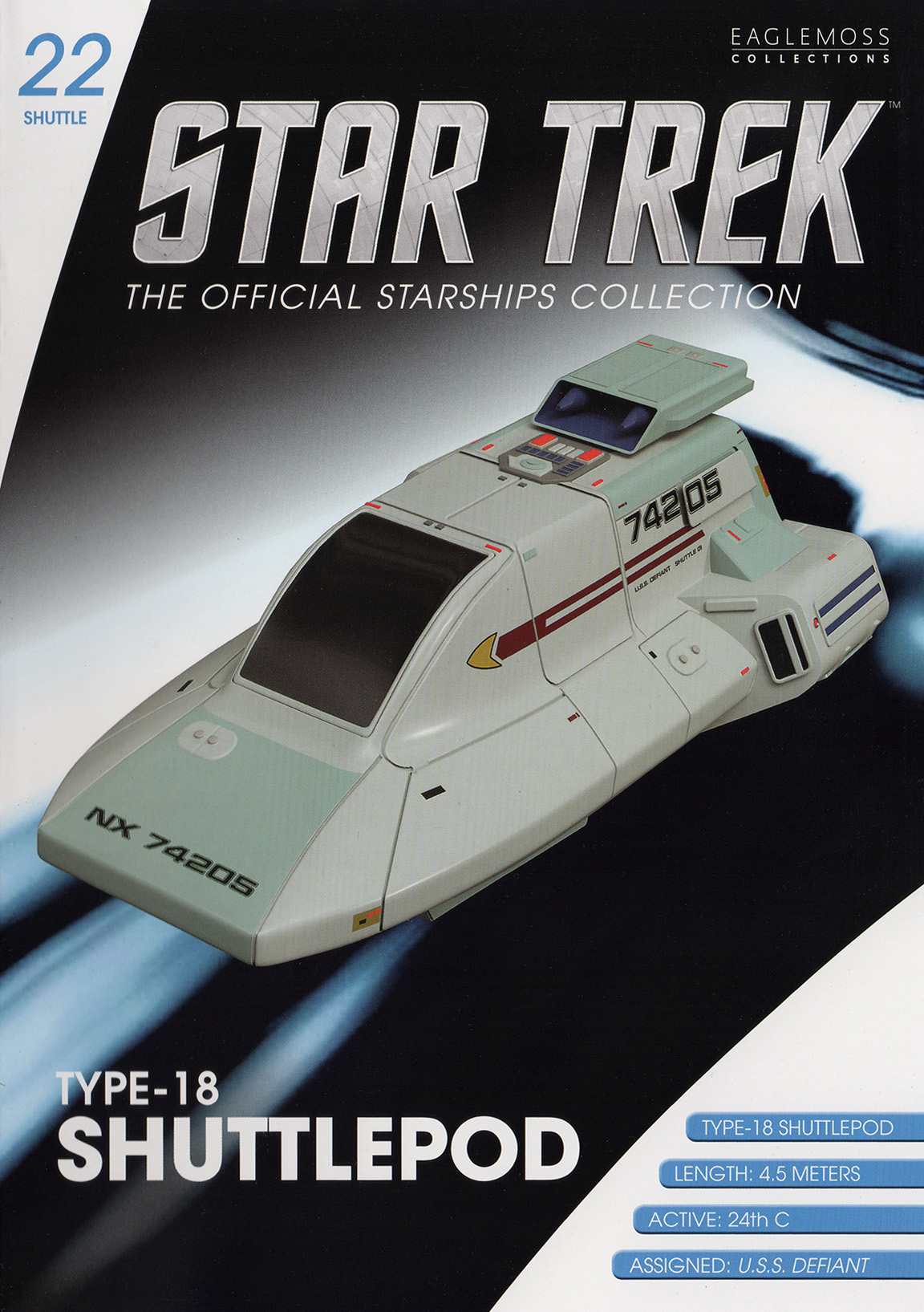Eaglemoss Star Trek Starships Suttlecraft Issue 22