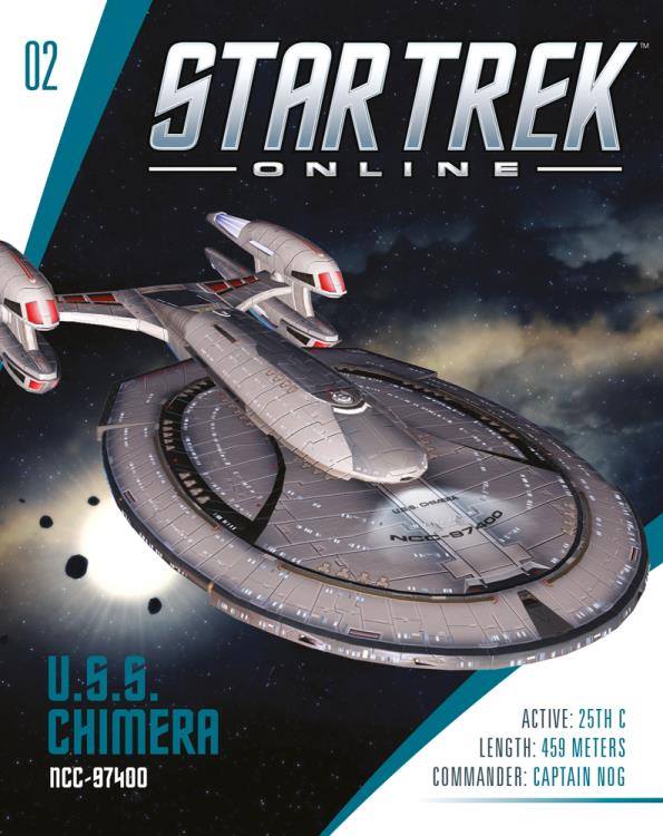 Eaglemoss Star Trek Online Starships Issue 2 Magazine