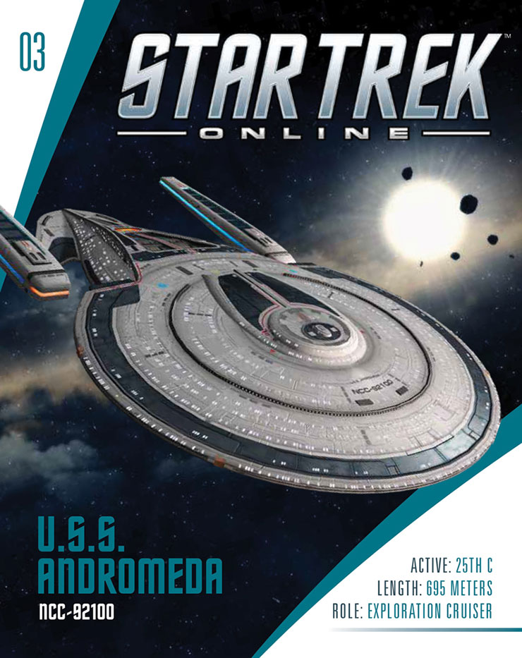 Eaglemoss Star Trek Online Starships Issue 3 Magazine
