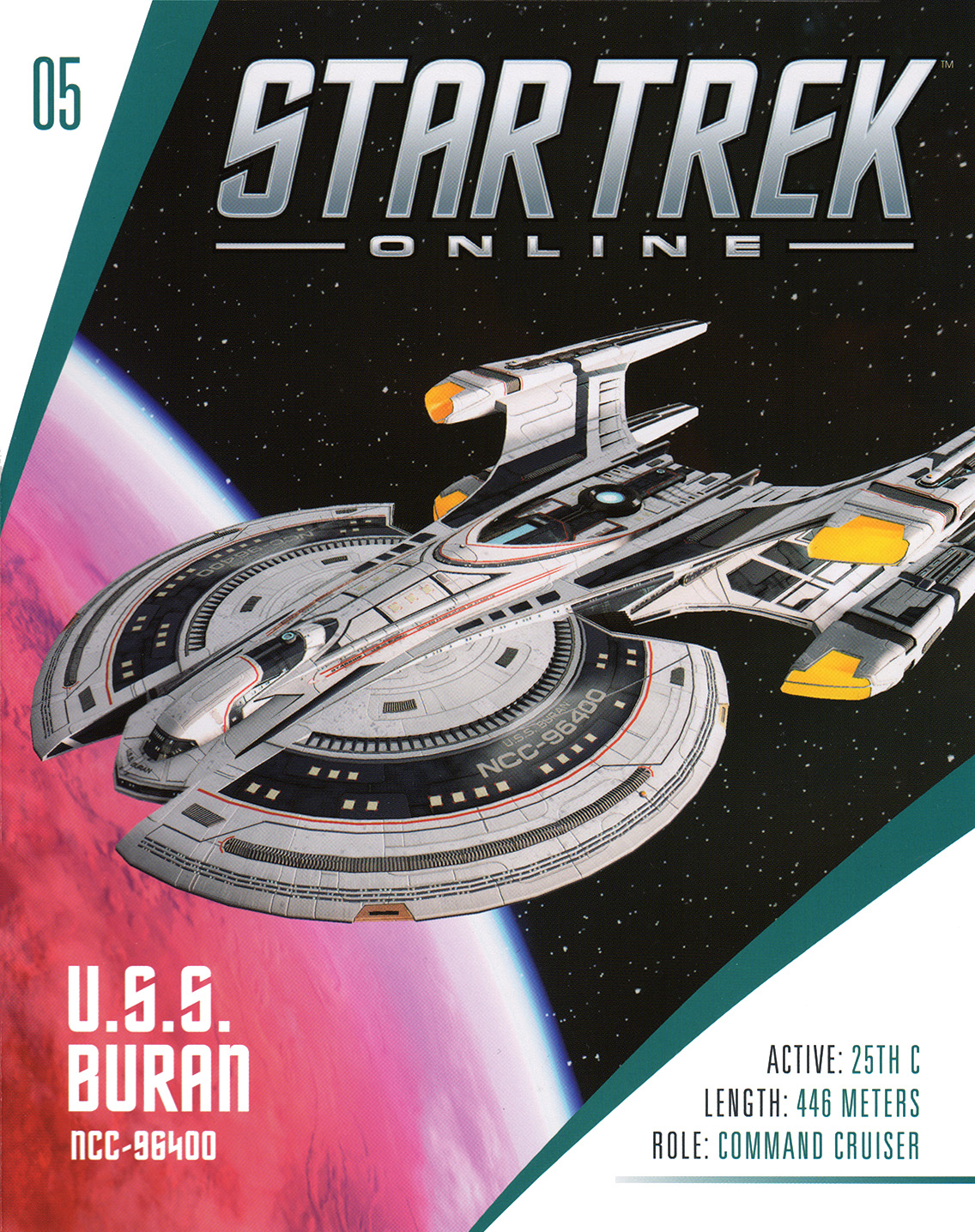 Eaglemoss Star Trek Online Starships Issue 5 Magazine