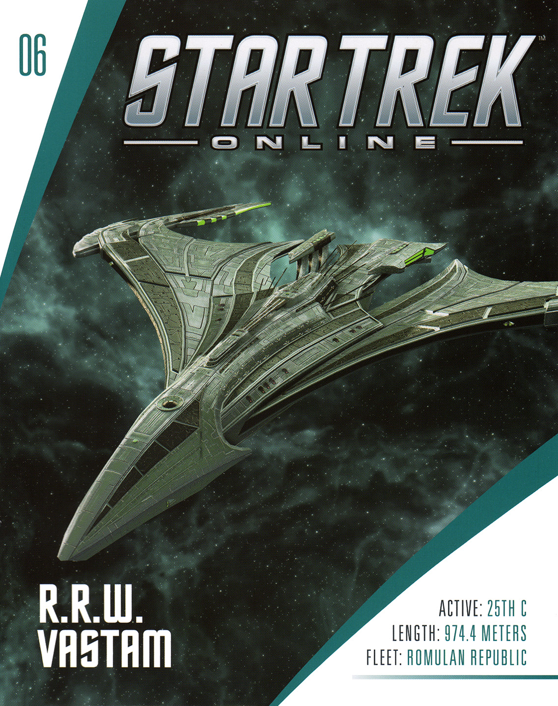 Eaglemoss Star Trek Online Starships Issue 6 Magazine