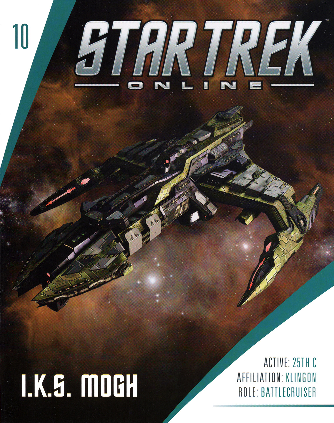 Eaglemoss Star Trek Online Starships Issue 10 Magazine