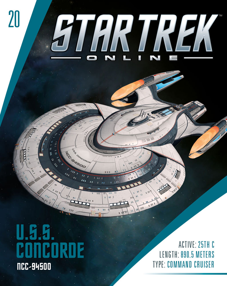 Eaglemoss Star Trek Online Starships Issue 20 Magazine