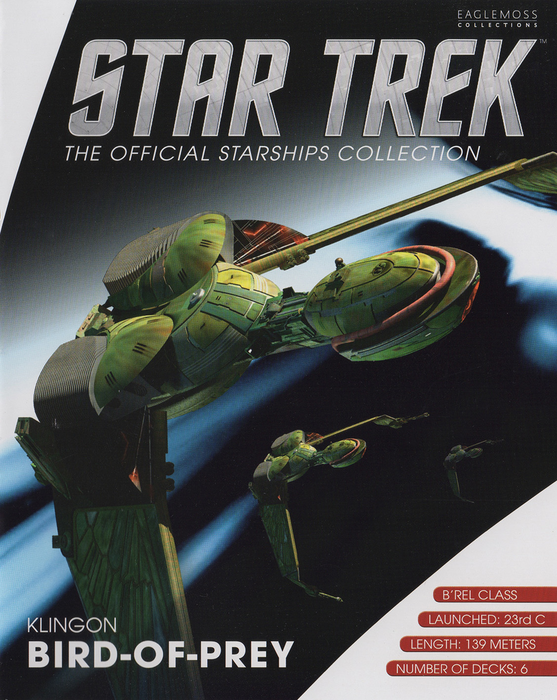 Eaglemoss Star Trek Starships Repack Magazine Klingon BoP