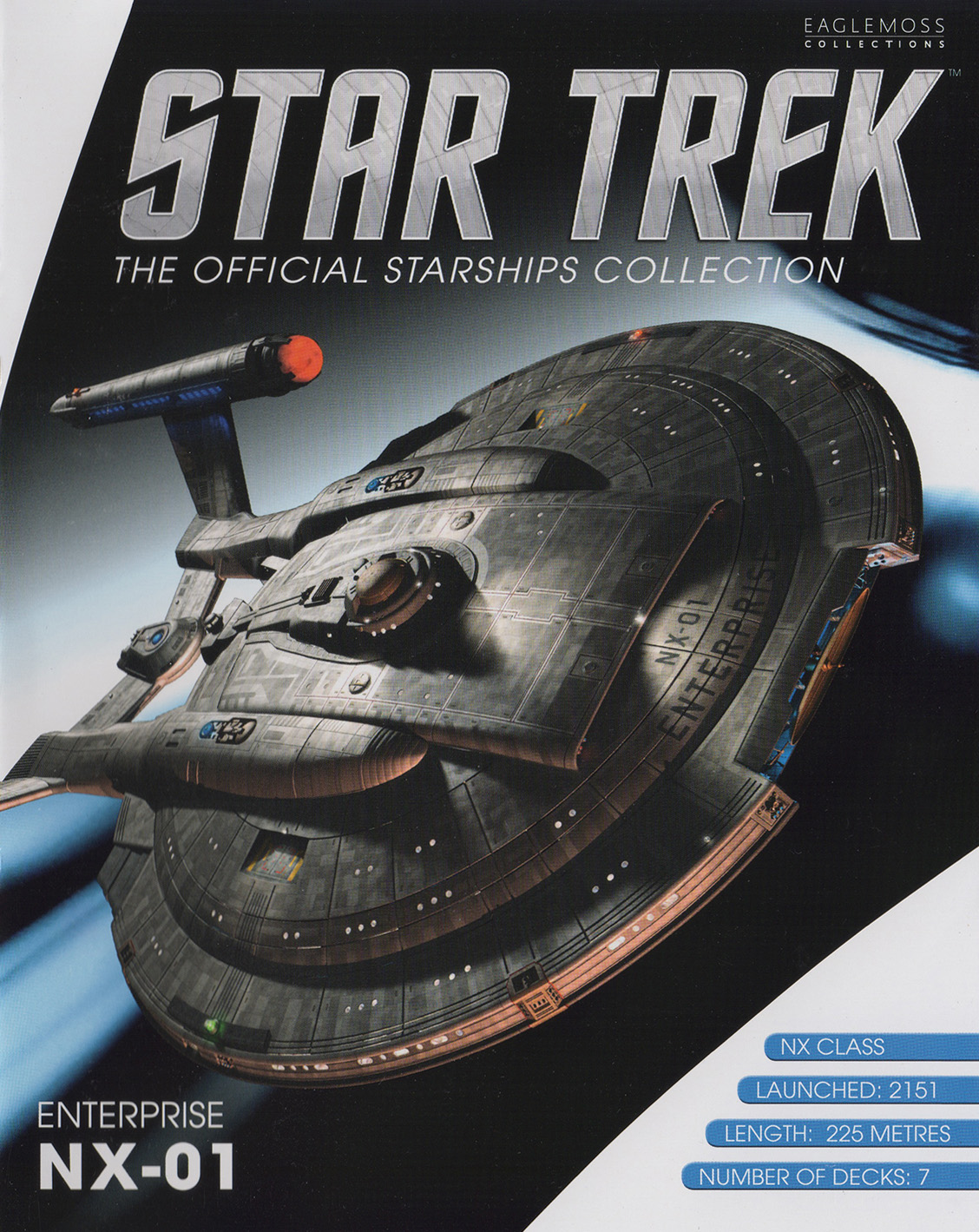 Eaglemoss Star Trek Starships Repack Magazine NX-01