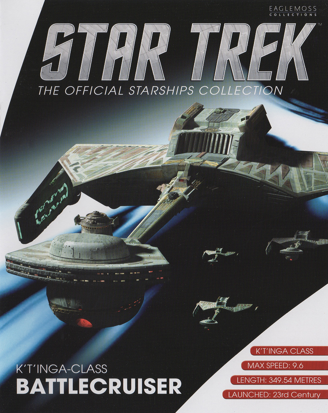 Eaglemoss Star Trek Starships Repack Magazine Klingon K't'inga