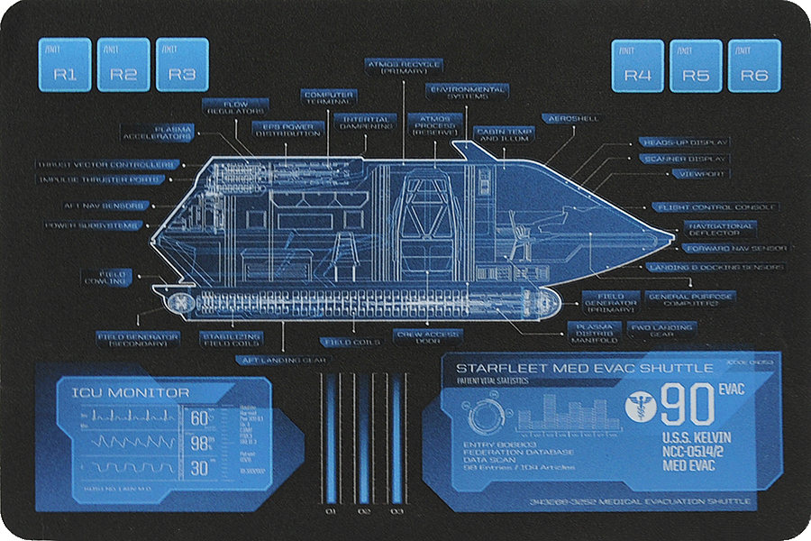Eaglemoss Star Trek Starships Shuttle Schematic 15