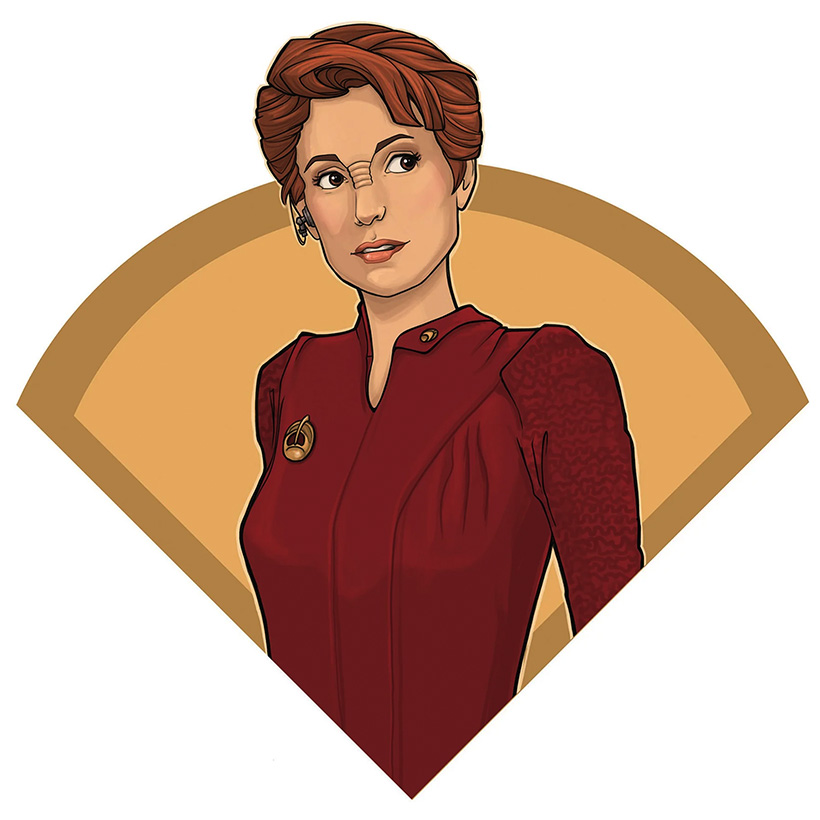 Eaglemoss Women in Star Trek Pin Kira Nerys