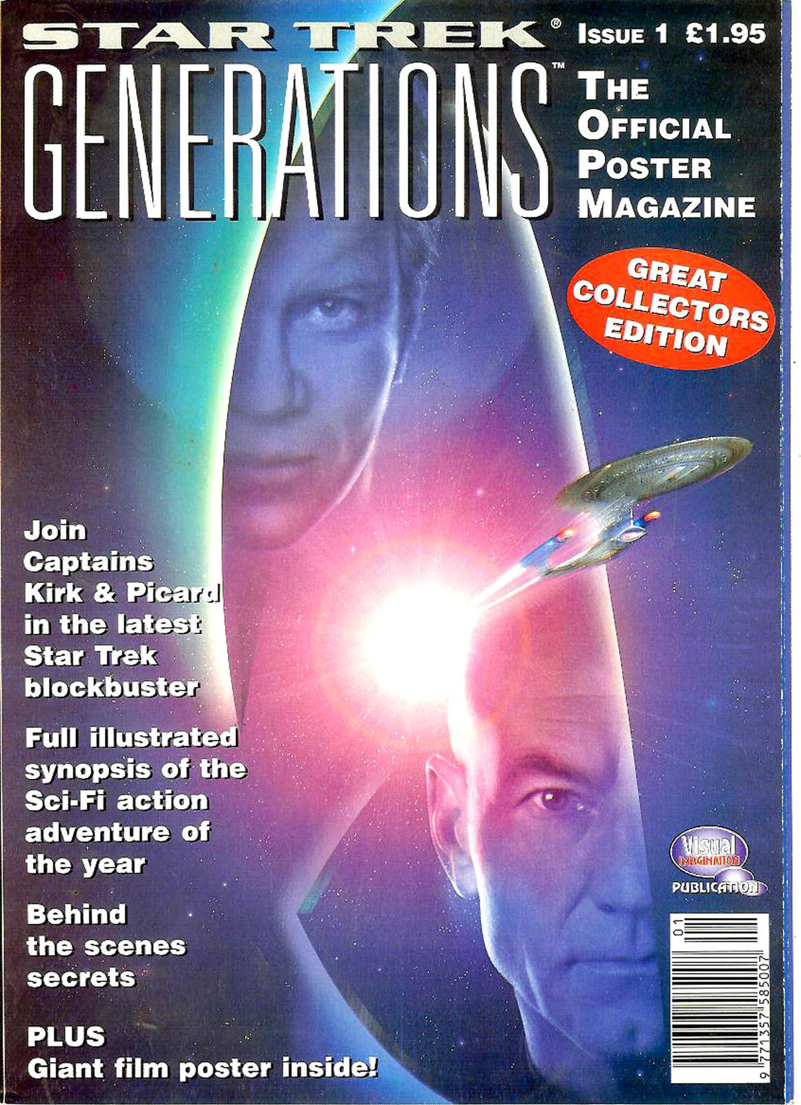Star Trek Generations Poster Magazine #1