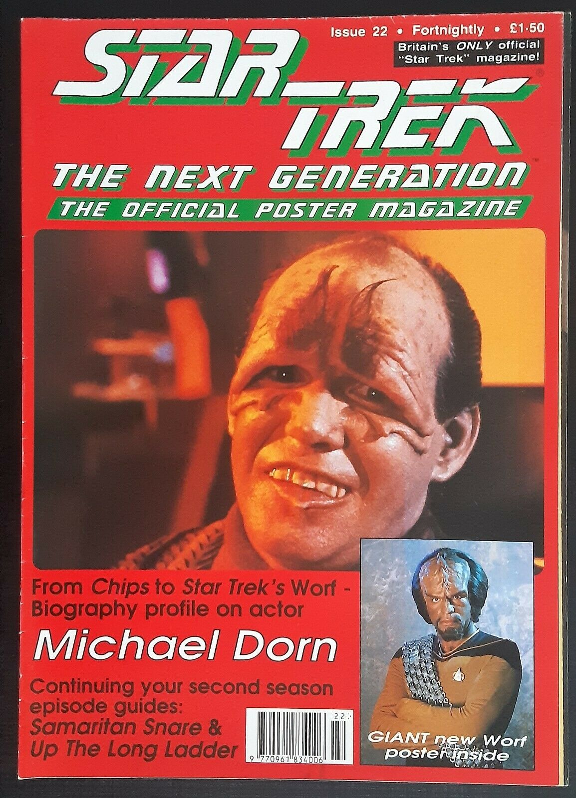 Star Trek: The Next Generation Poster Magazine #22