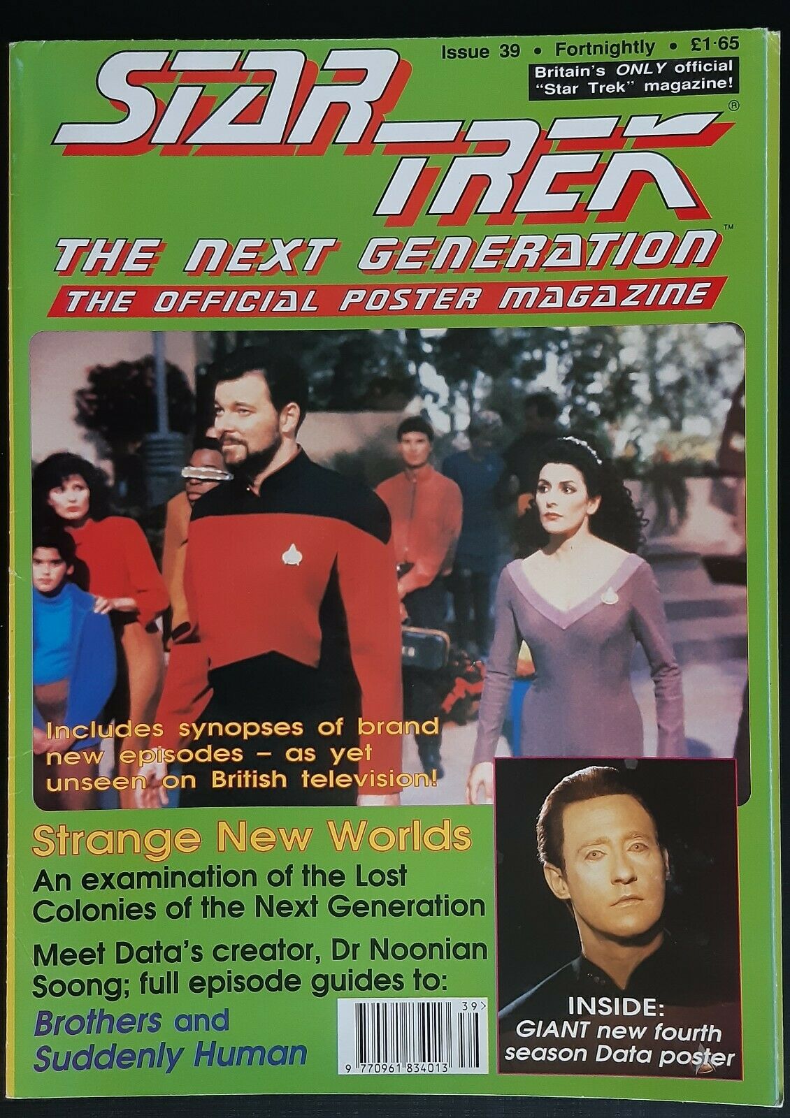 Star Trek: The Next Generation Poster Magazine #39