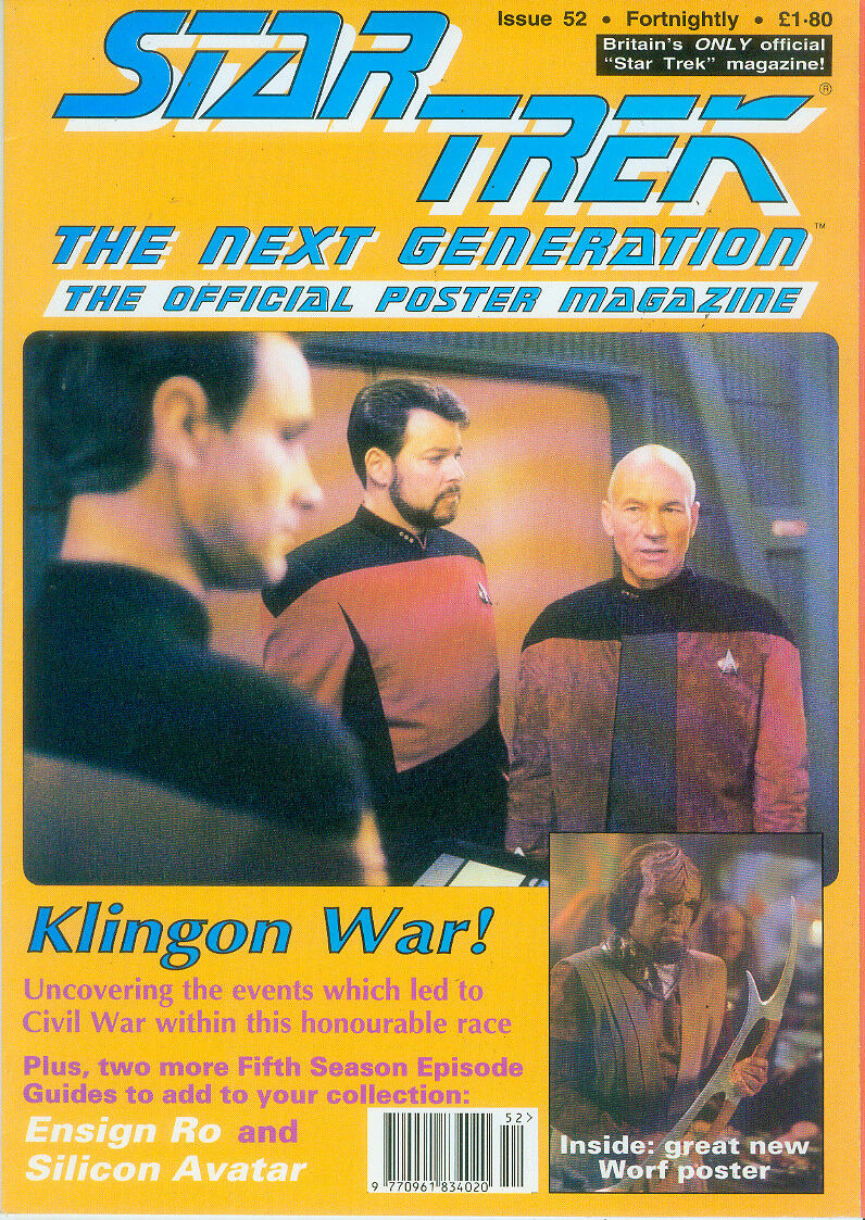 Star Trek: The Next Generation Poster Magazine #52