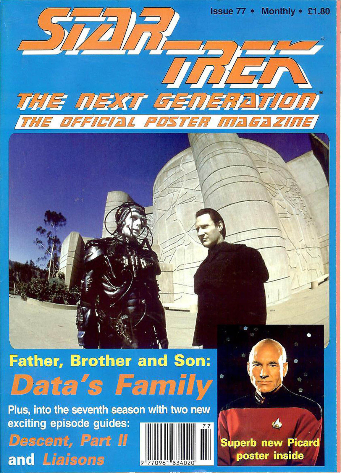 Star Trek: The Next Generation Poster Magazine #77