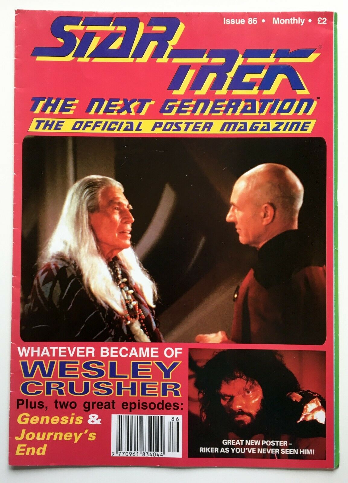 Star Trek: The Next Generation Poster Magazine #86
