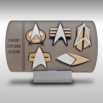 Roddenberry Federation Communicator Badge Set
