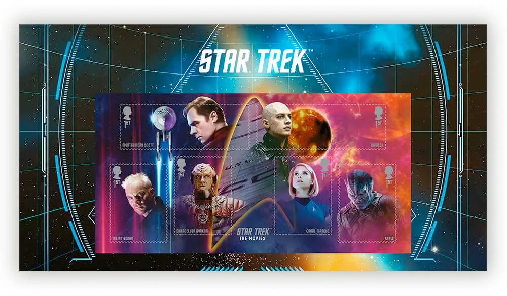 Royal Mail Star Trek Movies Stamp Set