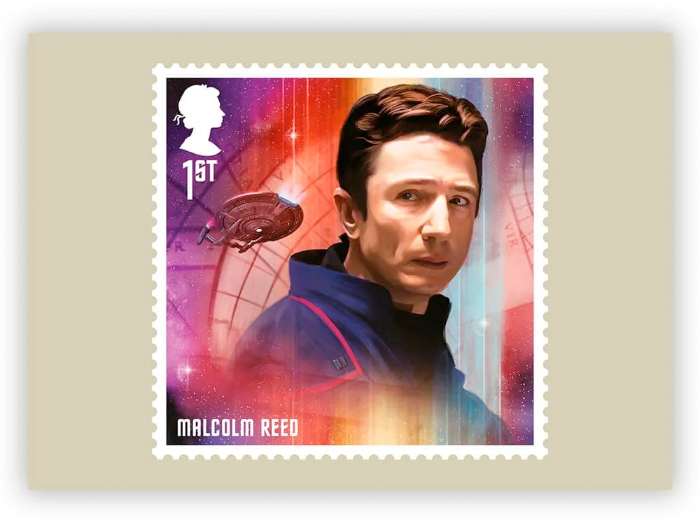 Royal Mail Star Trek Postcard Burnham