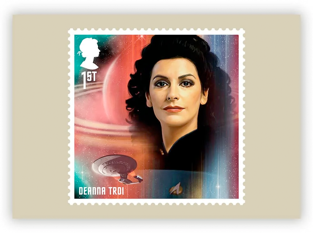 Royal Mail Star Trek Postcard Burnham