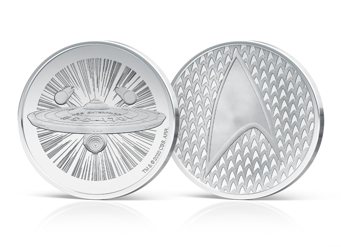 Royal Mail Star Trek Cupro-nickel Medal