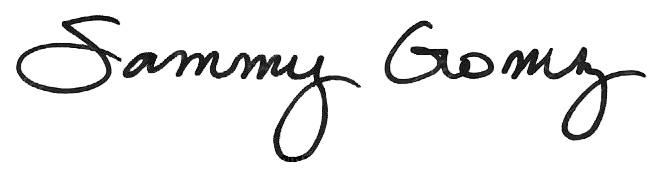 Sammy Gomez Signature