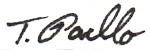 Tanner Padlo Signature