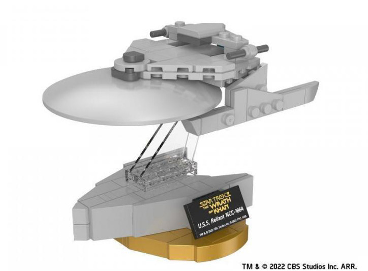 Blue Brixx Star Trek TNG 1701-A Small Model