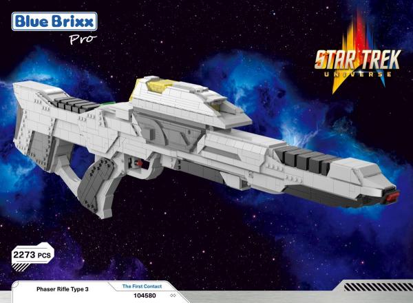 Blue Brixx Star Trek FC Phaser Rifle Box
