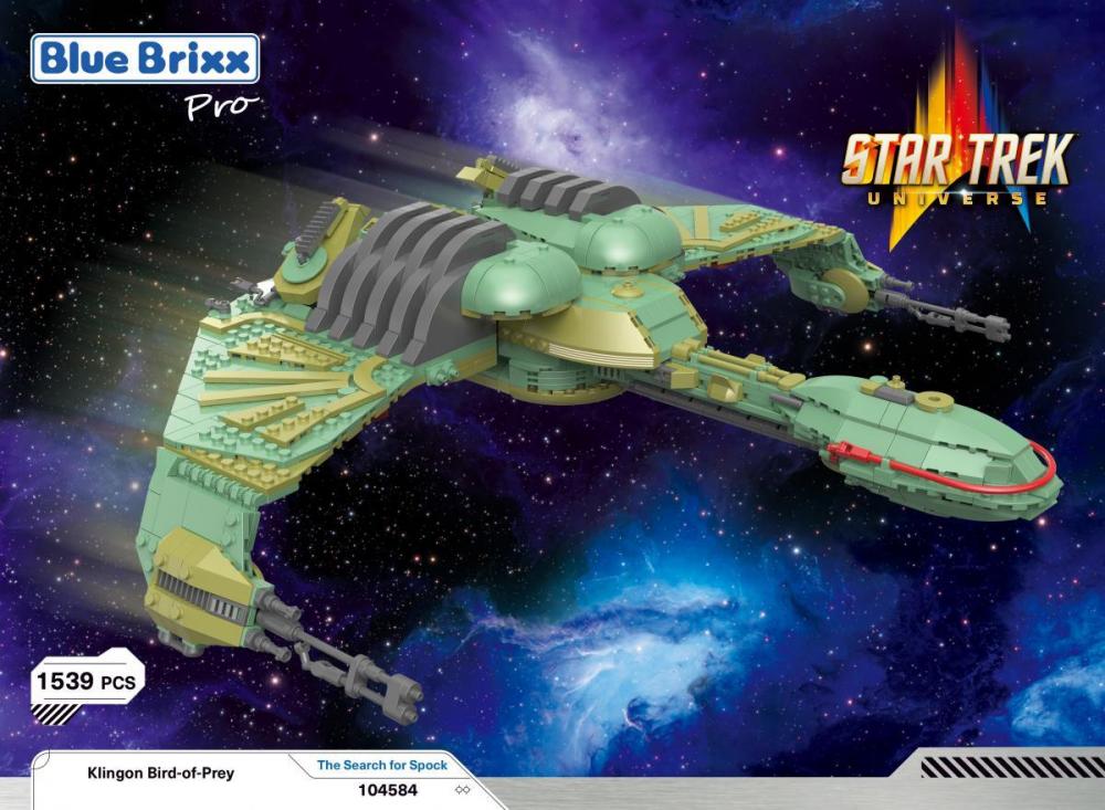 Blue Brixx Star Trek III Klingon BoP Large Box