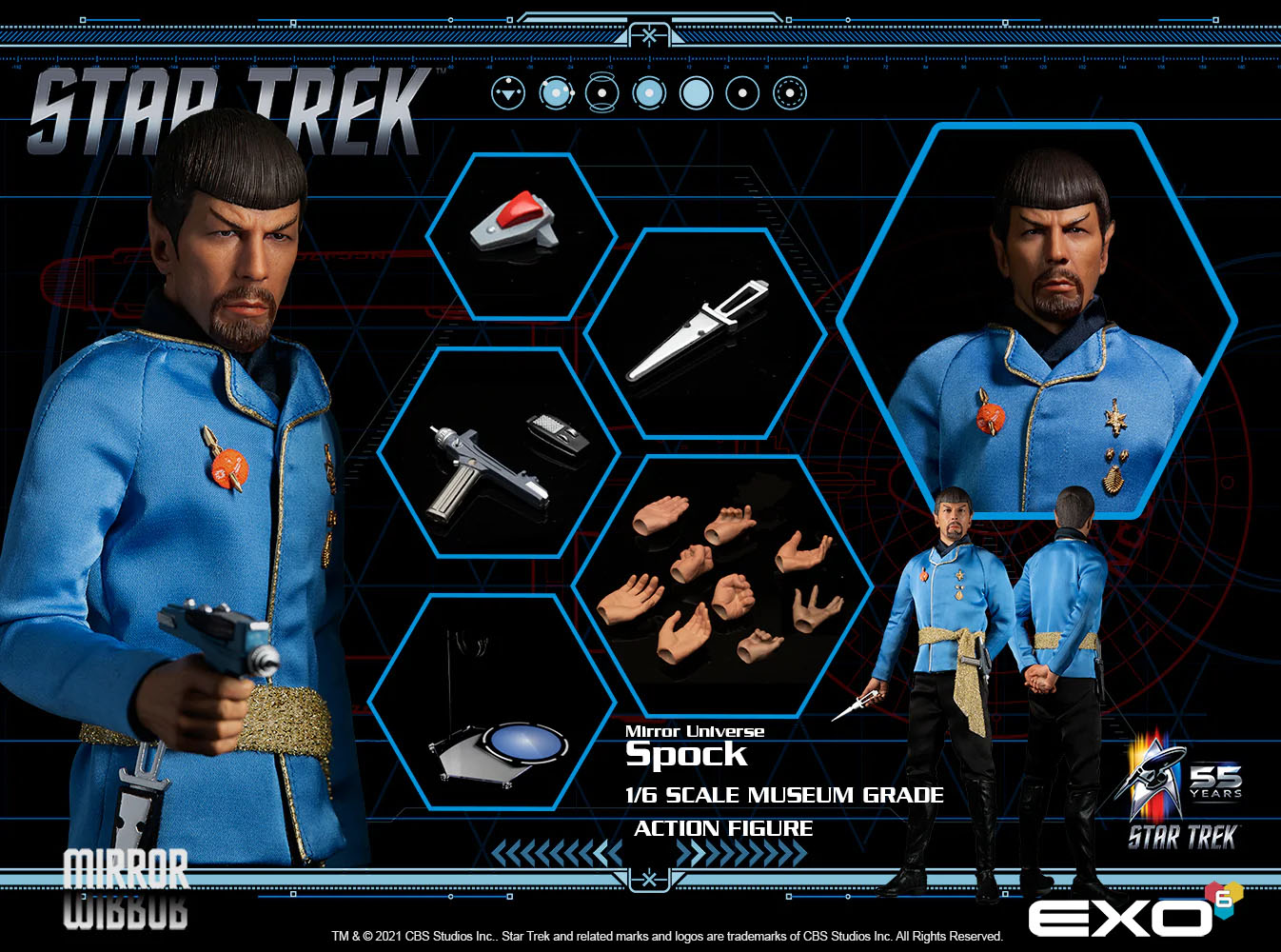 Exo-6 Figure: Mirror Spock