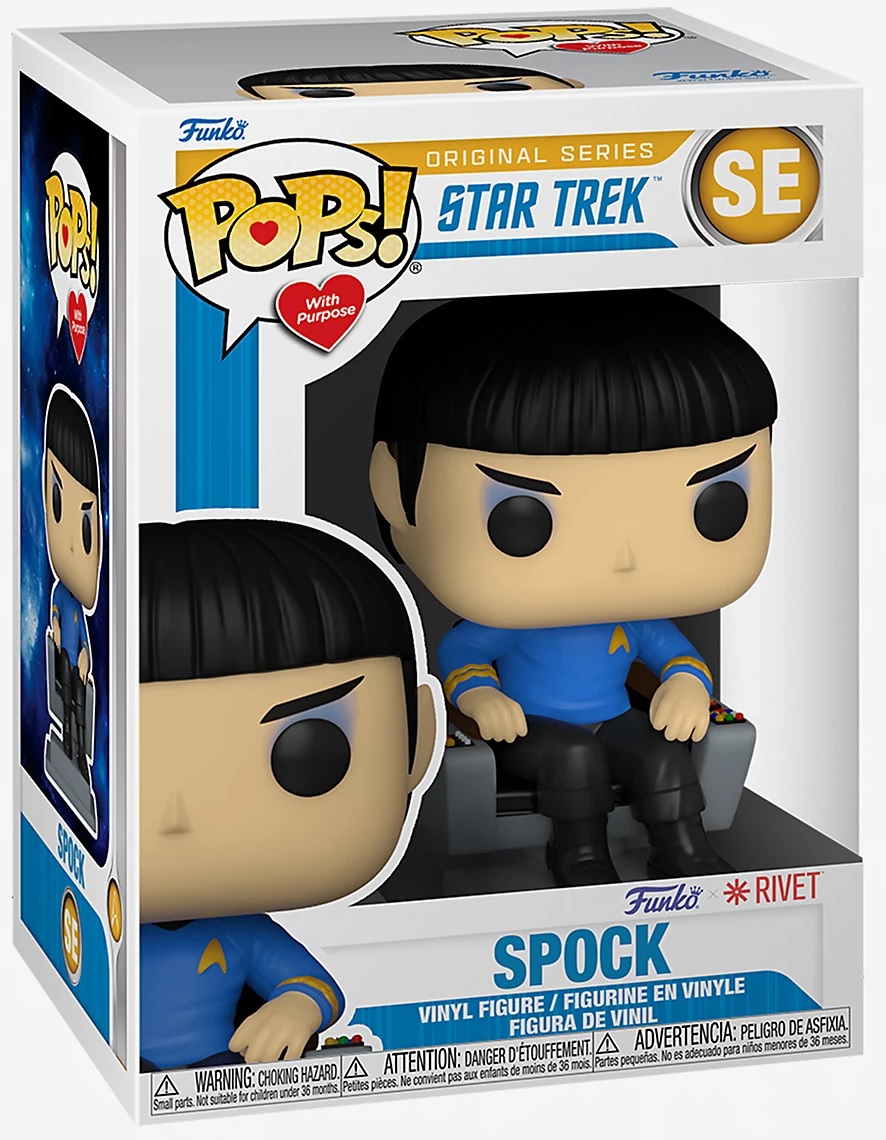 Funko Pop!/Rivet TOS Series 2 Spock in Captain's Chair