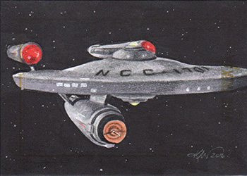 Kristin Allen Sketch - USS Enterprise NCC-1701