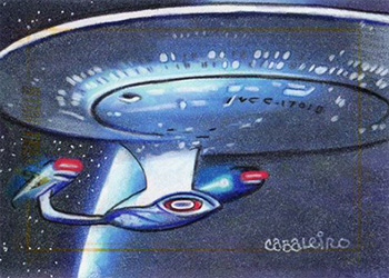 Carlos Cabaleiro Sketch - USS Enterprise NCC-1701-D