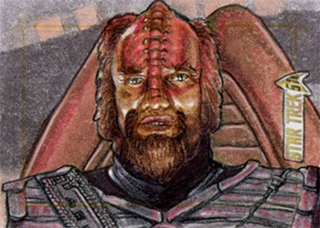 Adam & Bekah Cleveland Sketch - Klingon Captain ST:TMP