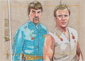 Roy Cover Sketch - Spock and Kirk
