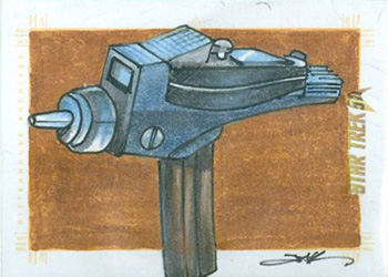 Jim Kyle Sketch - TOS Phaser