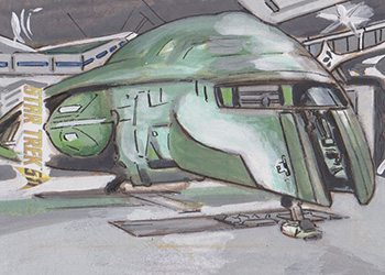 Lee Lightfoot Sketch - Romulan Shuttle