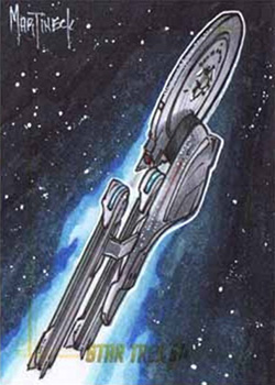 Warren Martineck Sketch - USS Enterprise NCC-1701-B #4