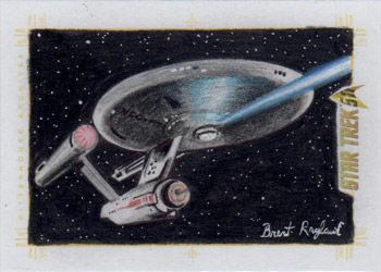 Brent Ragland Sketch - USS Enterprise NCC-1701