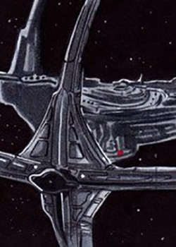 Rich Molinelli Sketch - Deep Space Nine Station